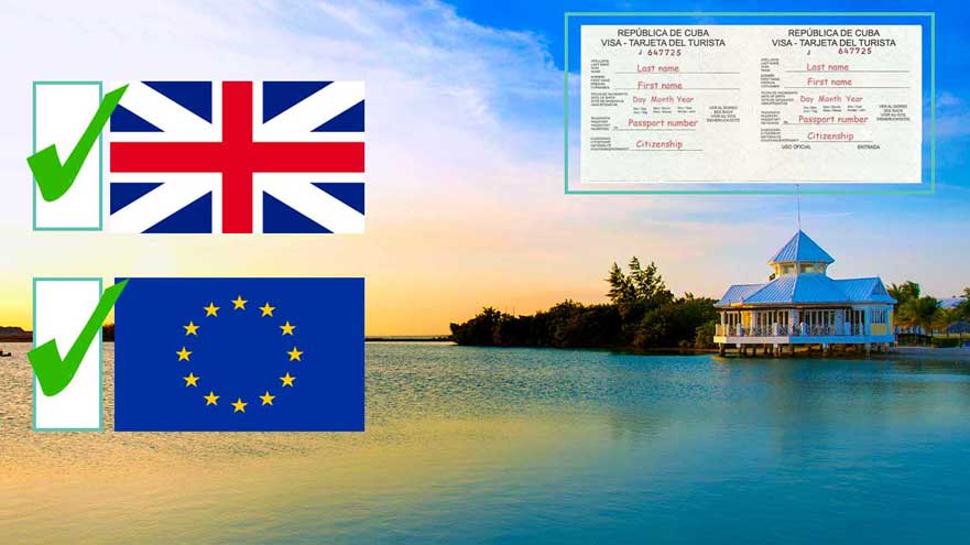 Cuba Tourist Visa Application Form. UK and EU are eligible countries